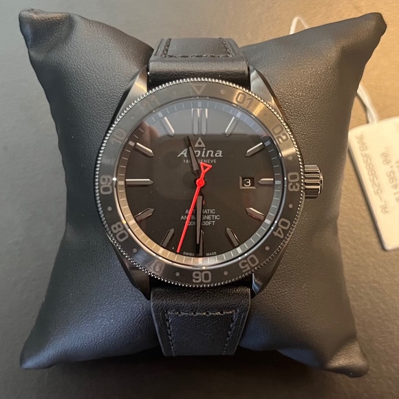 Alpina Startimer Shadow Line Automatic Alpiner, AL-525BB5FBAQ6 - Picture 1 of 7